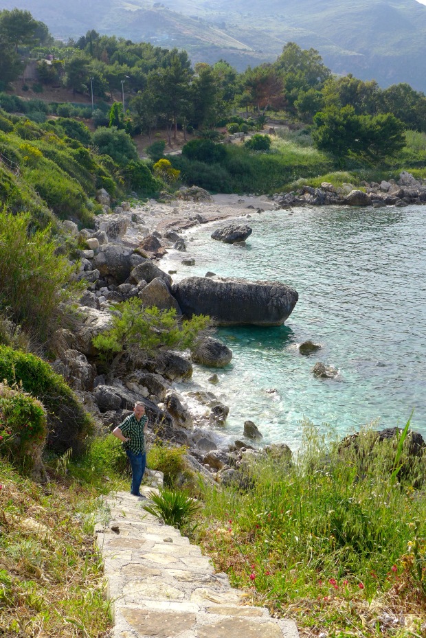 Sicily - private beach by our house